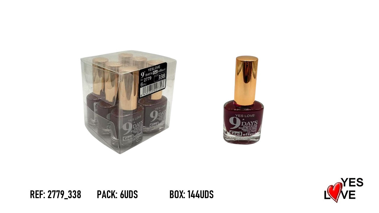 9-DAY NAIL POLISHES 6 UNITS