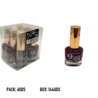 9-DAY NAIL POLISHES 6 UNITS