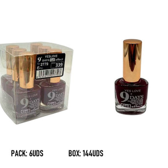 ESMALTES 9 DIAS 6UDS