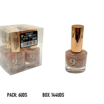 9-DAY NAIL POLISHES 6 UNITS