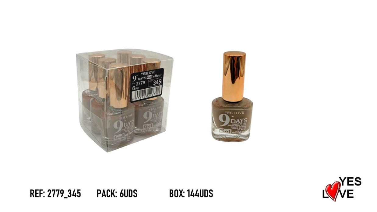 9-DAY NAIL POLISHES 6 UNITS