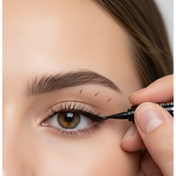 DOBLE ROTULADOR DELINEADOR DE OJOS Y MICROBLADING CEJAS REF:3296