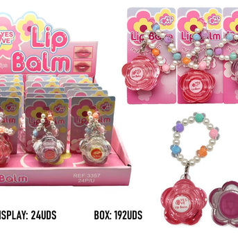 BÁLSAMO FLORAL CON PULSERA ABALORIO