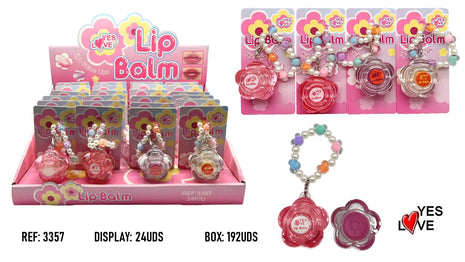 BÁLSAMO FLORAL CON PULSERA ABALORIO