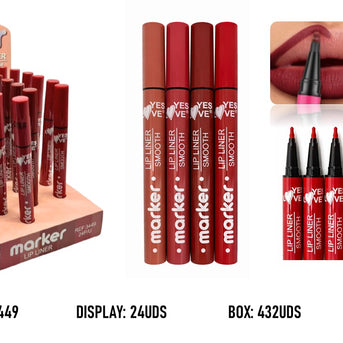 ROTULADOR DELINEADOR DE LABIOS PERMANENTES 24H