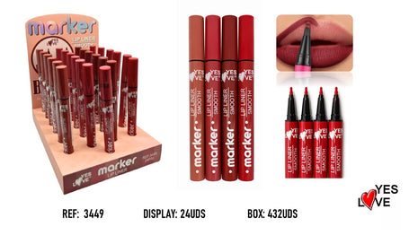 ROTULADOR DELINEADOR DE LABIOS PERMANENTES 24H