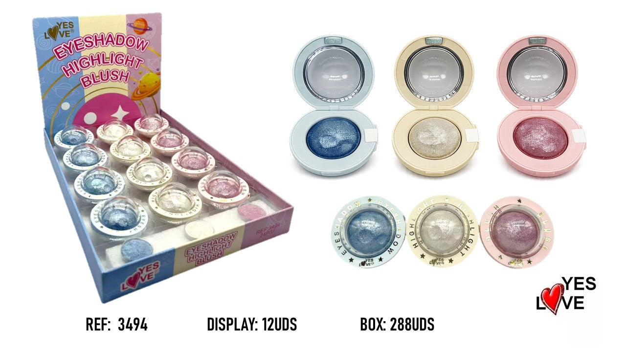 SOMBRA DE OJOS MULTIUSOS 2X1 EN FORMA DE PLANETAS