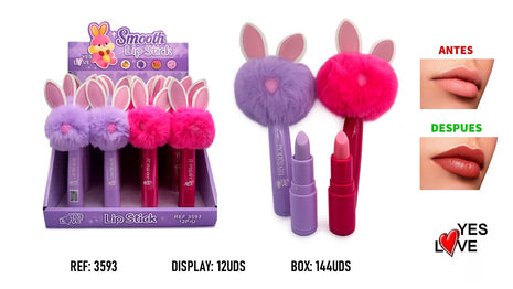 BARRA DE LABIOS MÁGICA POMPON CONEJITO