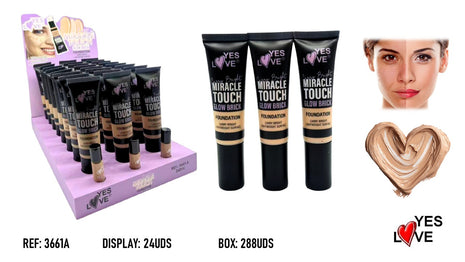 MAQUILLAJE FLUIDO MIRACLE COBERTURA ALTA REF:3661A