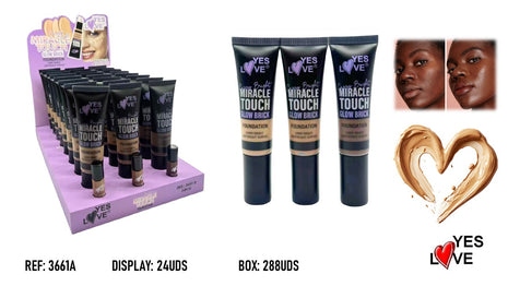 MAQUILLAJE FLUIDO MIRACLE COBERTURA ALTA REF:3661B