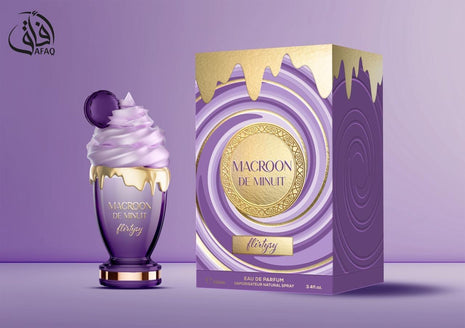 PERFUME ARABE 100ML AFAQ MACROON FLIRTISY EDP (MUJER-8904174441190)