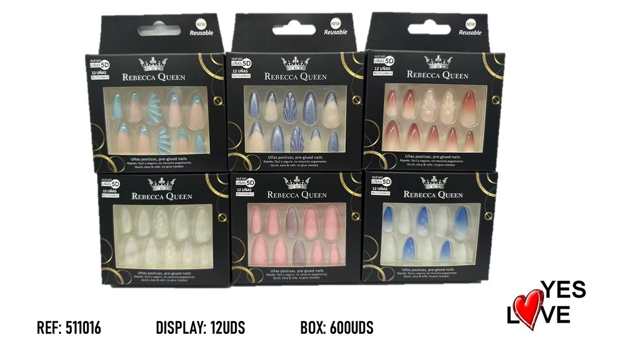 UÑAS REBECCA QUEEN FASHION 2025