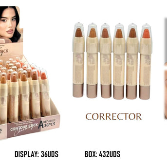 CORRECTOR DE OJOS Y CONTORING FACIAL