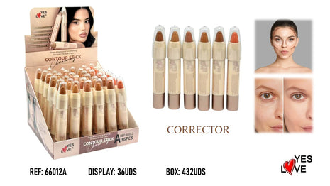 CORRECTOR DE OJOS Y CONTORING FACIAL