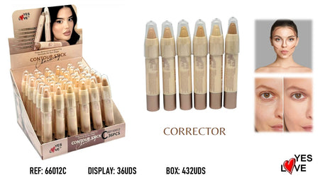 CORRECTOR DE OJOS Y CONTORING FACIAL
