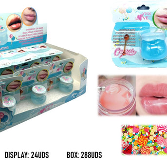 MASCARILLA NOCTURNA HIDRATANTE REPARADORA CANDY LIP MASK 24UD