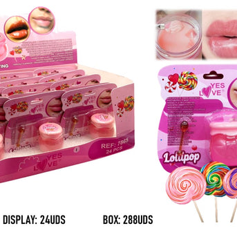 MASCARILLA NOCTURNA HIDRATANTE REPARADORA PIRULETA LIP MASK 24UD