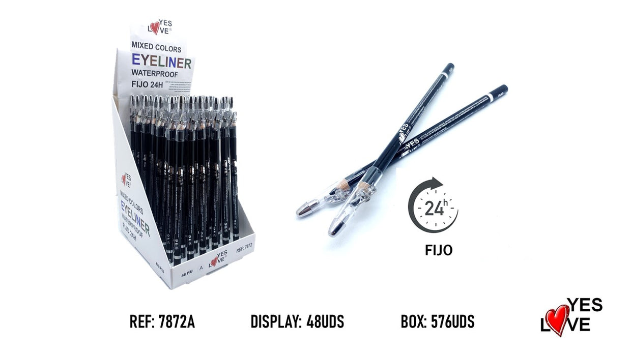 LÁPIZ FIJO 24H CON SACAPUNTAS