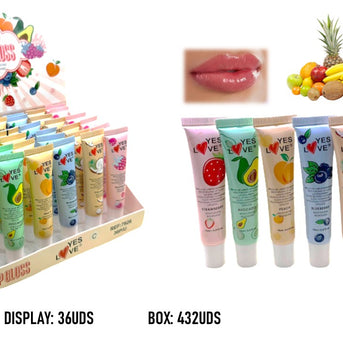 BRILLO DE LABIOS HIDRATANTE FRUTAS MIX TUBO