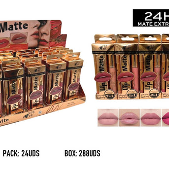 SET LÁPIZ + GLOSS MATTE 24H LARGA DURACIÓN