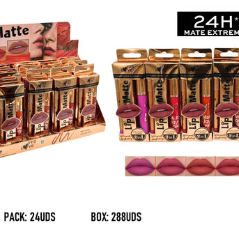 SET LÁPIZ + GLOSS MATTE 24H LARGA DURACIÓN