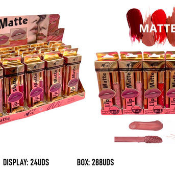 SET LAPIZ LABIAL + BRILLO LABIOS MATTE 24H