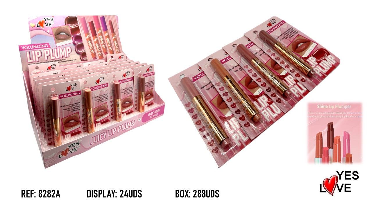 LIP PUMP BRILLO DE LABIOS CREMOSA EFECTO  VOLUMINIZADOR PICANTE