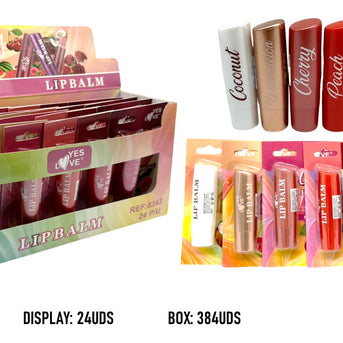 BÁLSAMO LABIAL FRUTALES Y FLORALES