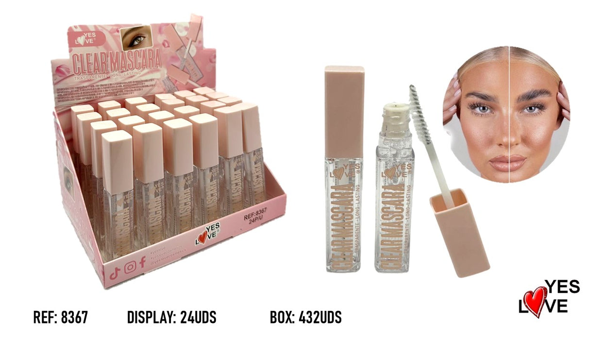 2-in-1 Transparent Mascara and Eyebrow Fixer