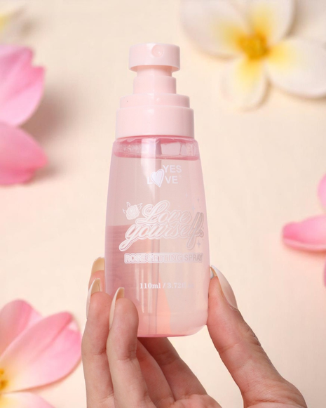 SPRAY FIJADOR DE MAQUILLAJE ROSAS