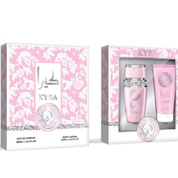 SET PERFUME 100ML Y CREMA CORPORAL 150ML KYRA ROSA CLARO