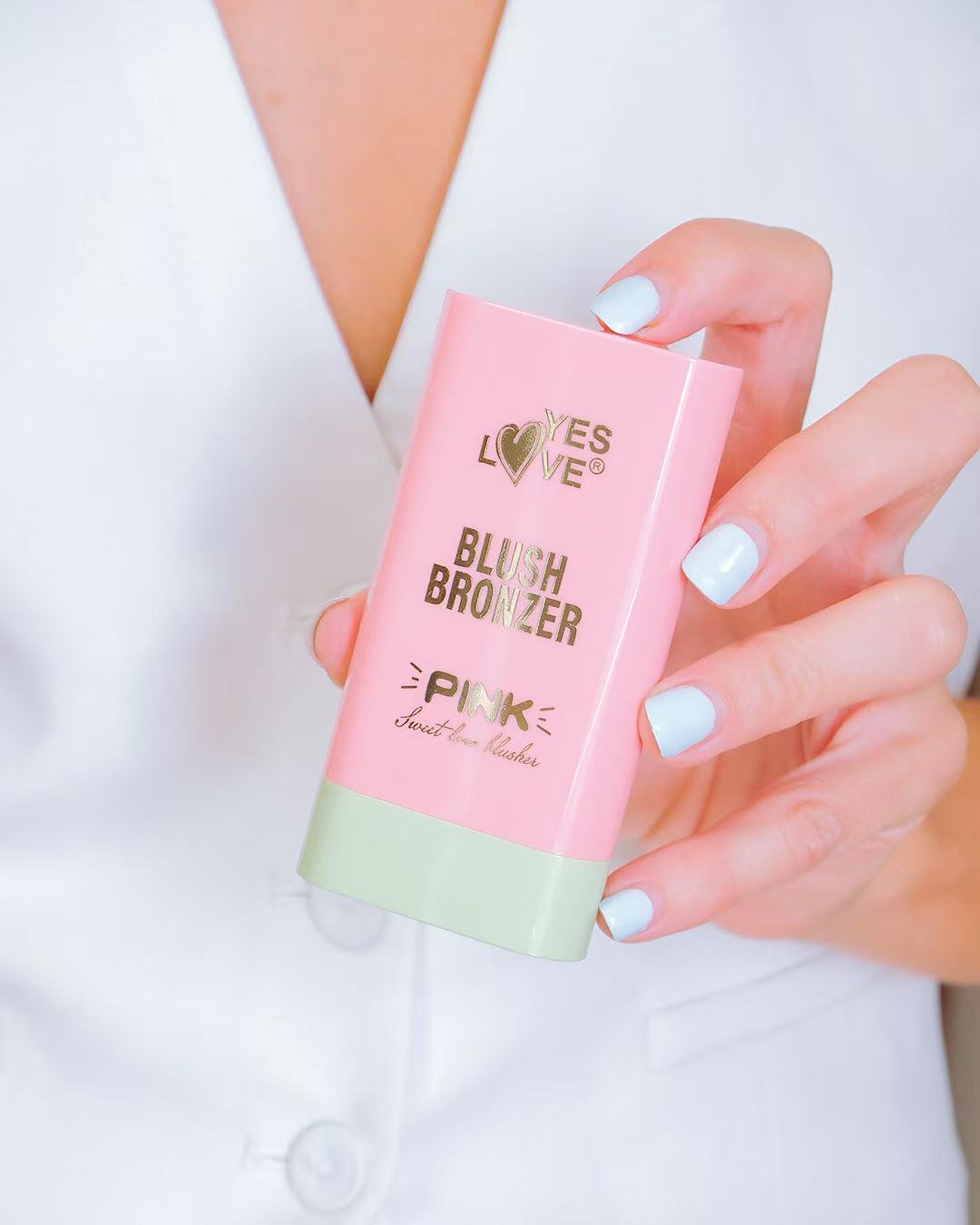 Blush and Bronzer Stick for Cheeks