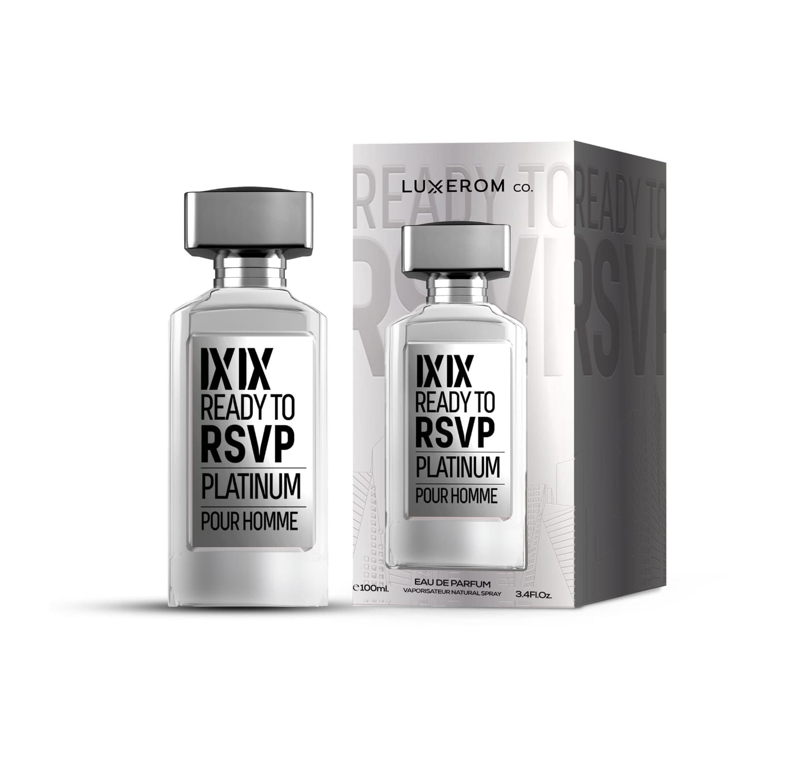 LUXEROM IXIX READY TO RSVP PLATINUM  PERFUME 100ML 