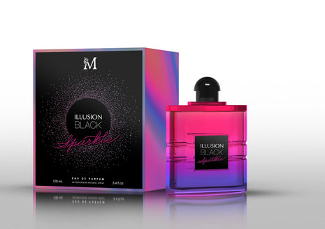 ILLUSION BLACK SPARKLE PERFUME 100ML 