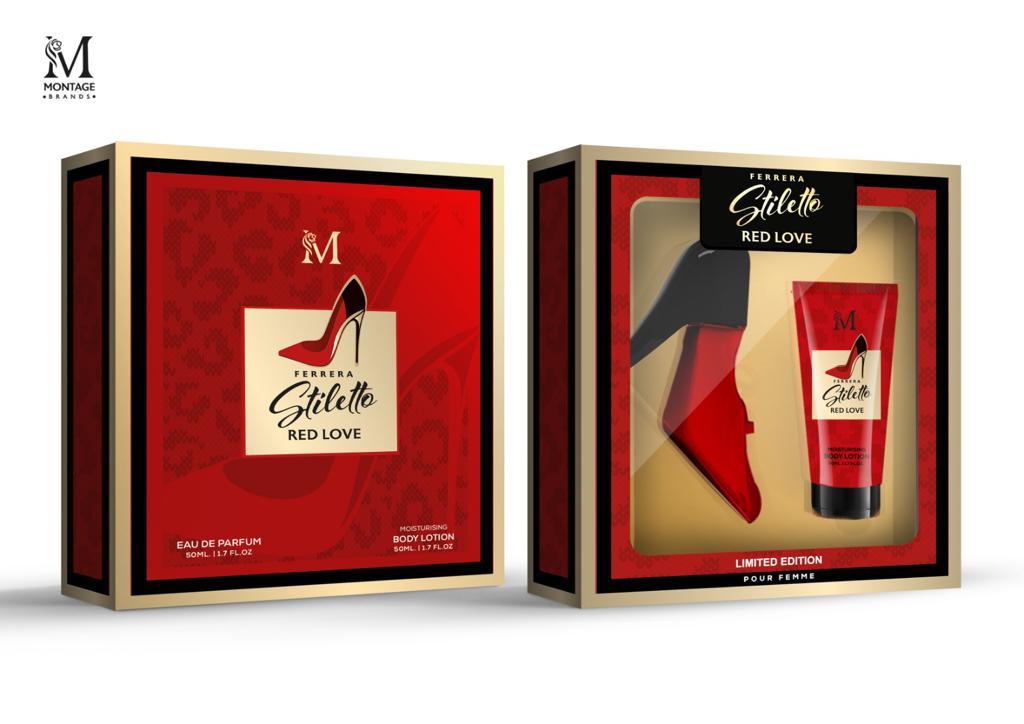 PERFUME SET 50ML FERRERA STILETTO RED LOVE