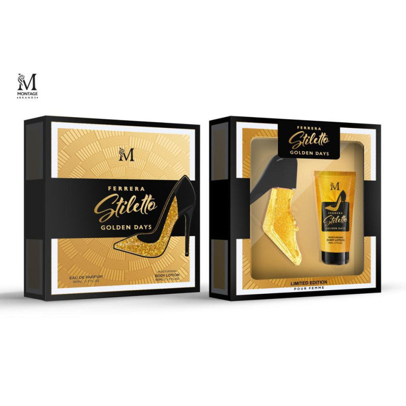 PERFUME SET 50ML FERRERA STILETTO GOLDEN DAYS