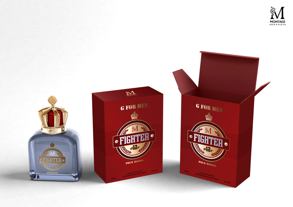 G FOR MEN FIGHTER ROUND PERFUME 100ML