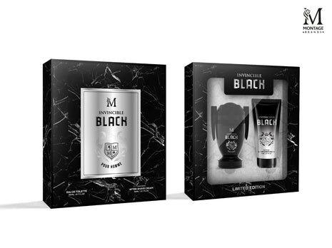 PERFUME SET 50ML INVINCIBLE BLACK LIMITED EDITION