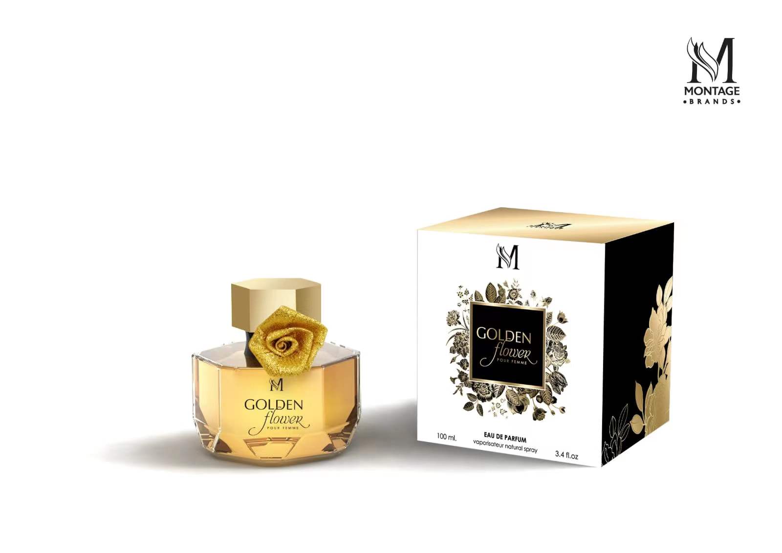 PERFUME 100ML GOLDEN FLOWER FEMME