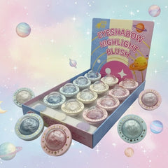 SOMBRA DE OJOS MULTIUSOS 2X1 EN FORMA DE PLANETAS