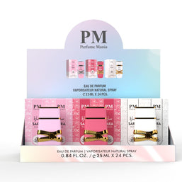 PACK 24UDS 25ML PERFUME MANIA ARABE MUJER