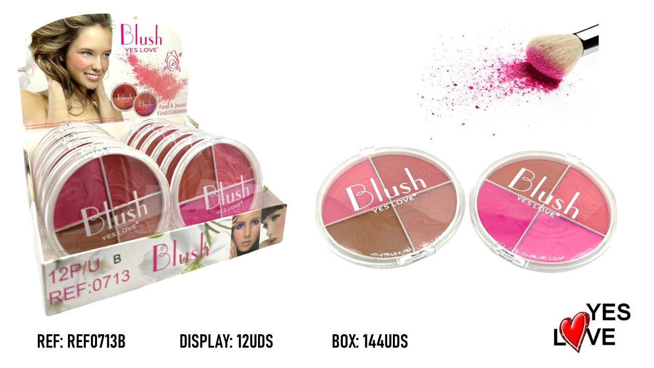 4-COLOR POWDER BLUSH 