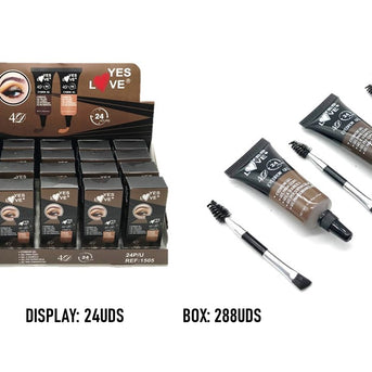 SEMI-PERMANENT PASTE EYEBROW GEL