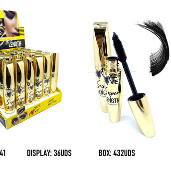 MASCARA MAXI LARGAS GOLD