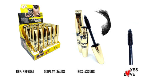 MASCARA MAXI LARGAS GOLD