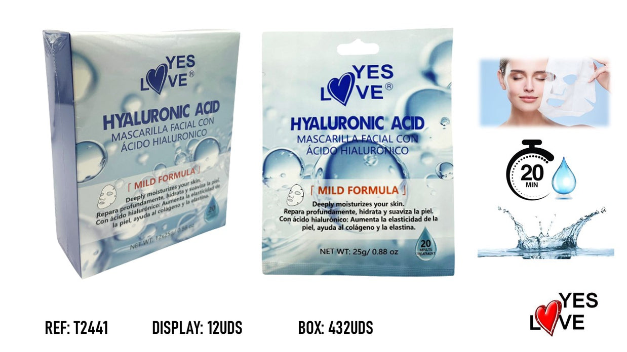 MASCARILLA CON ÁCIDO HIALURÓNICO