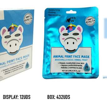 ANIMAL PRINT MASK (Unicorn)