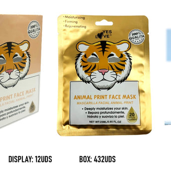 ANIMAL PRINT MASK (Tiger)