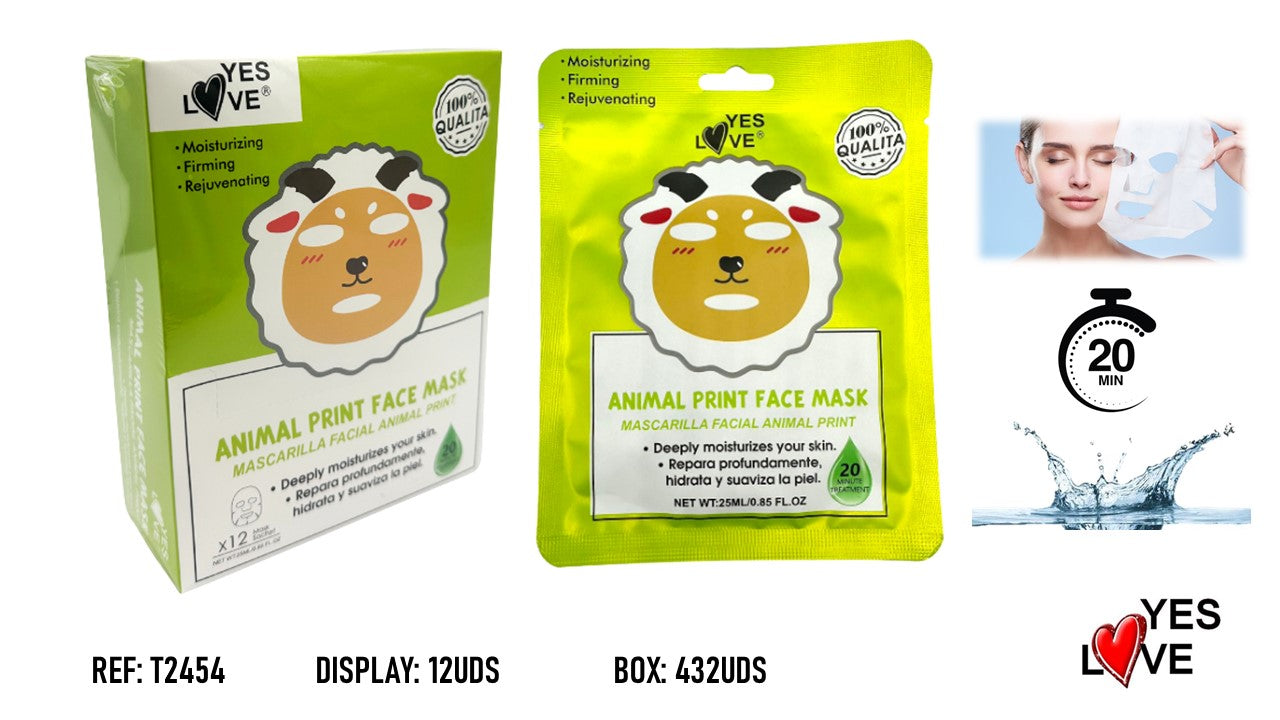 ANIMAL PRINT MASK (Goat)