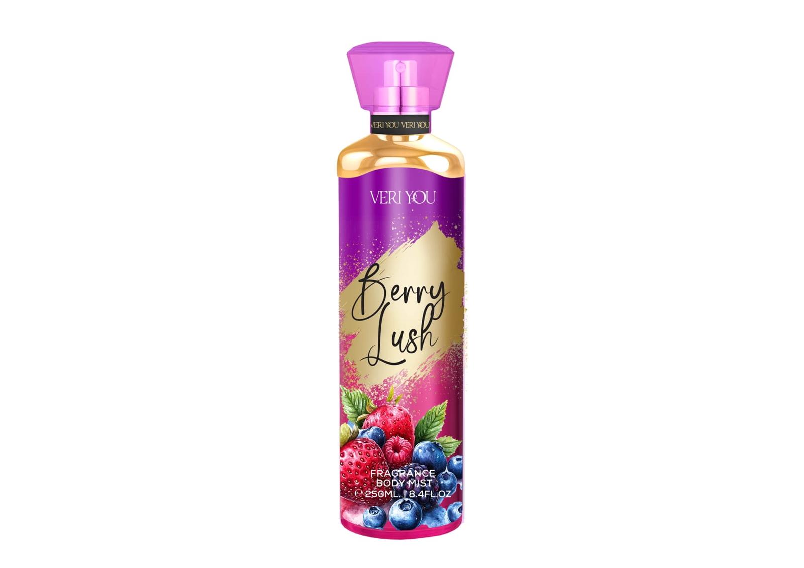 BRUMA CORPORAL BODY MIST 250ML BERRY BLUSH (8904174438909)
